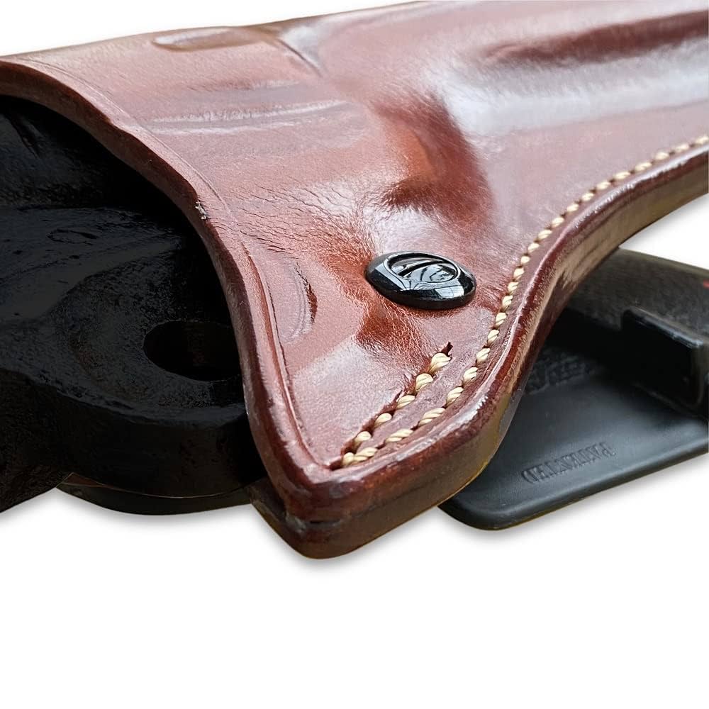 Amazon.co.jp: レザーパドルOWBホルスターOpen Top forコルト